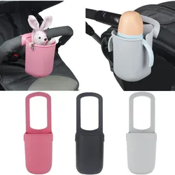 Portavasos para cochecito de silicona flexible universal