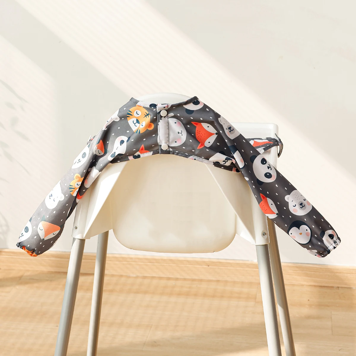 Elinfant Babero impermeable de manga larga con bolsillo lavable - imagen 3