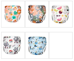 Pañal de natación reutilizable para bebé, pantalón de piscina lavable
