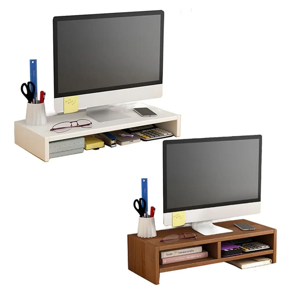 Soporte de escritorio en madera para portátil ergonómico y estable - imagen 2