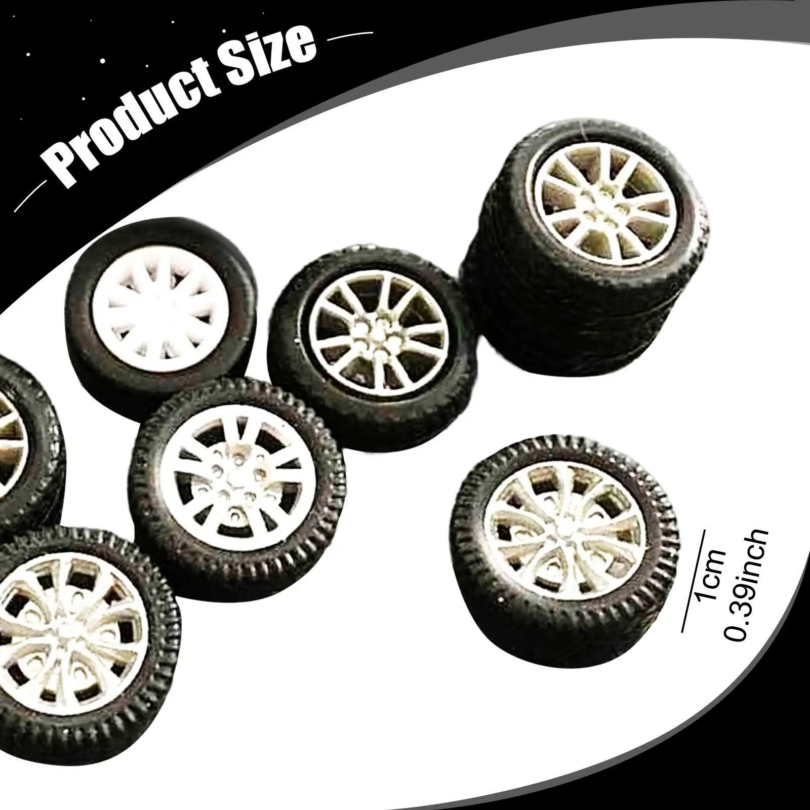 Neumáticos RC de repuesto para coches miniatura tipo escala - imagen 5