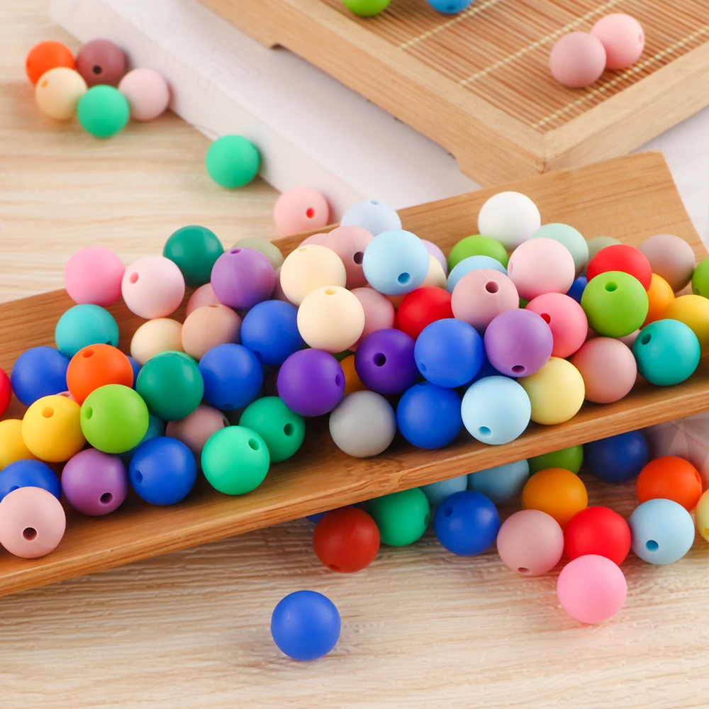 Cuentas de silicona en varios colores