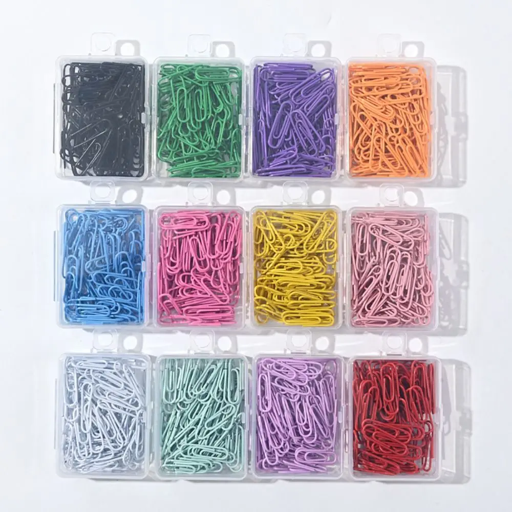 Clips metálicos de encuadernación en colores para archivador - imagen 3