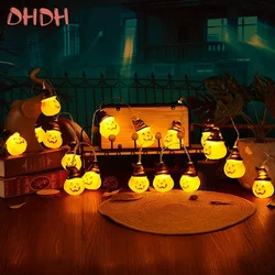 Guirnalda de luces LED portátil para decoración de Halloween