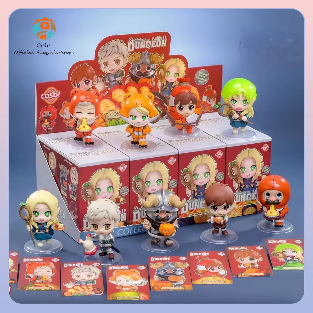Mini figuras Cosbi Dungeon Meshi – Figuras de colección para niños