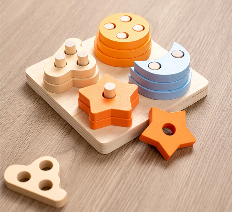Bloques Montessori colores