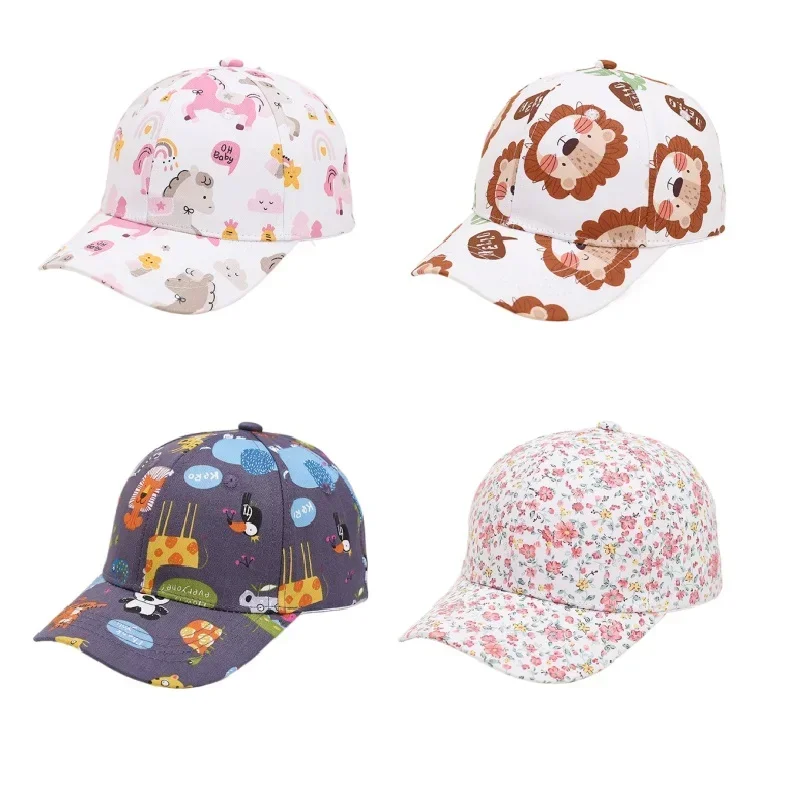 Gorra de béisbol veraniega para bebé con visera y snapback - imagen 4