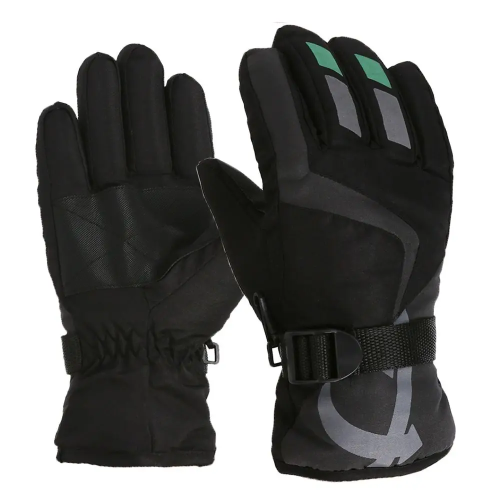 Guantes de nieve impermeables para niños con protección antiviento