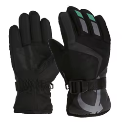 Guantes de nieve impermeables para niños con protección antiviento