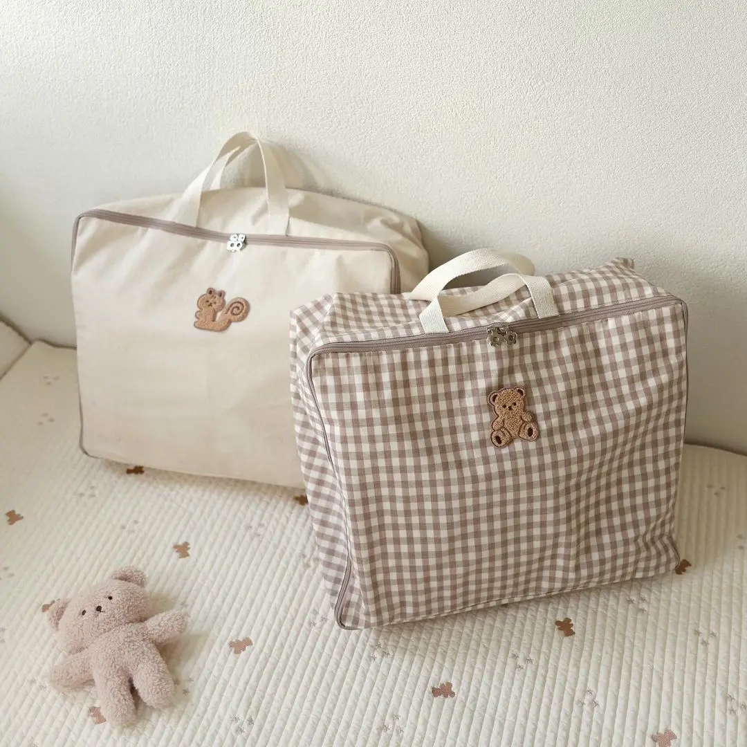 Bolsa impermeable lona para bebé mamá con edredón viaje - imagen 5