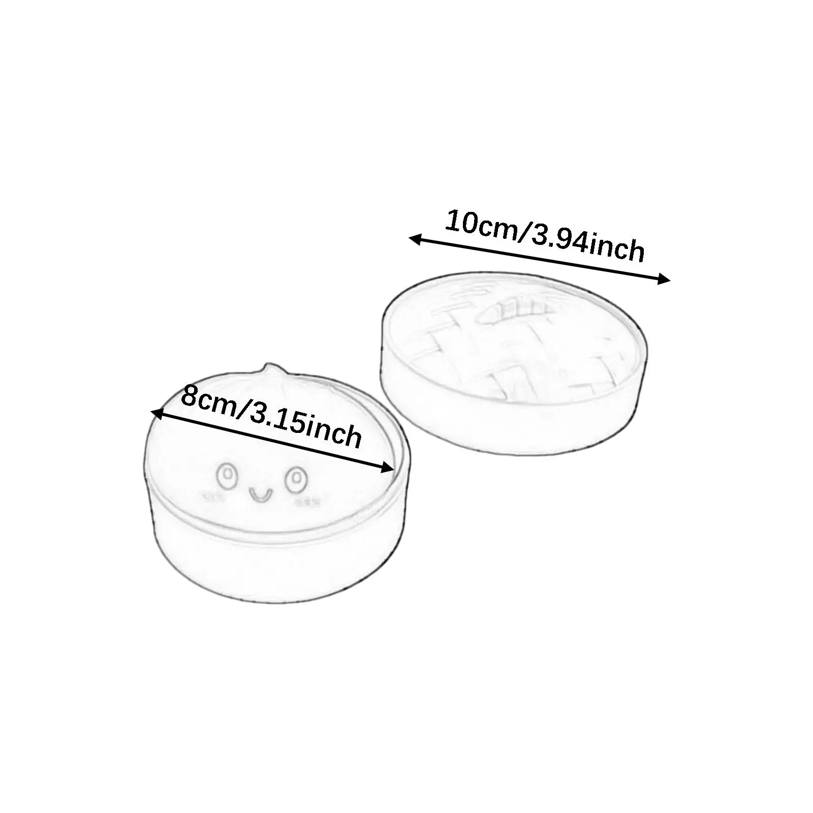 Pelota antiestrés Dumpling sensorial suave tipo bola de masa - imagen 5