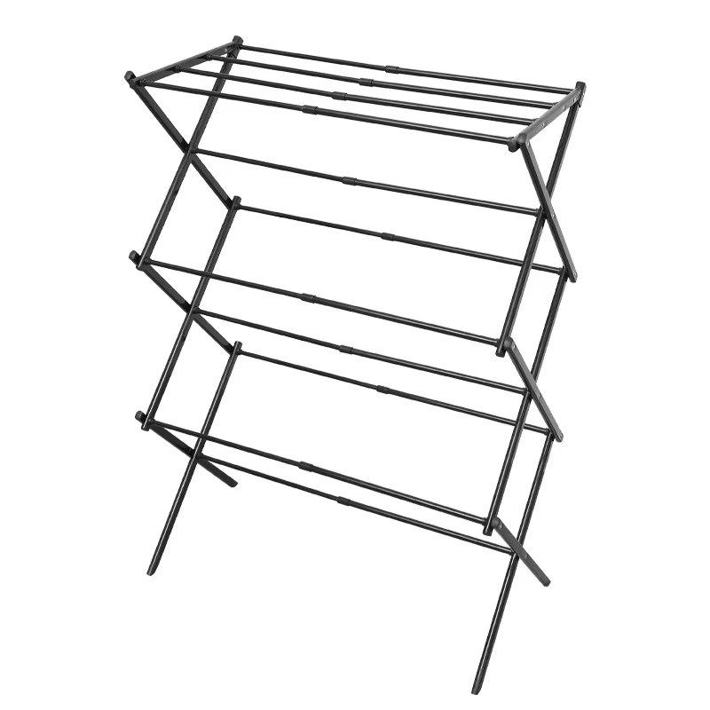 Tendedero plegable de hierro para ropa en patio y balcón - imagen 2