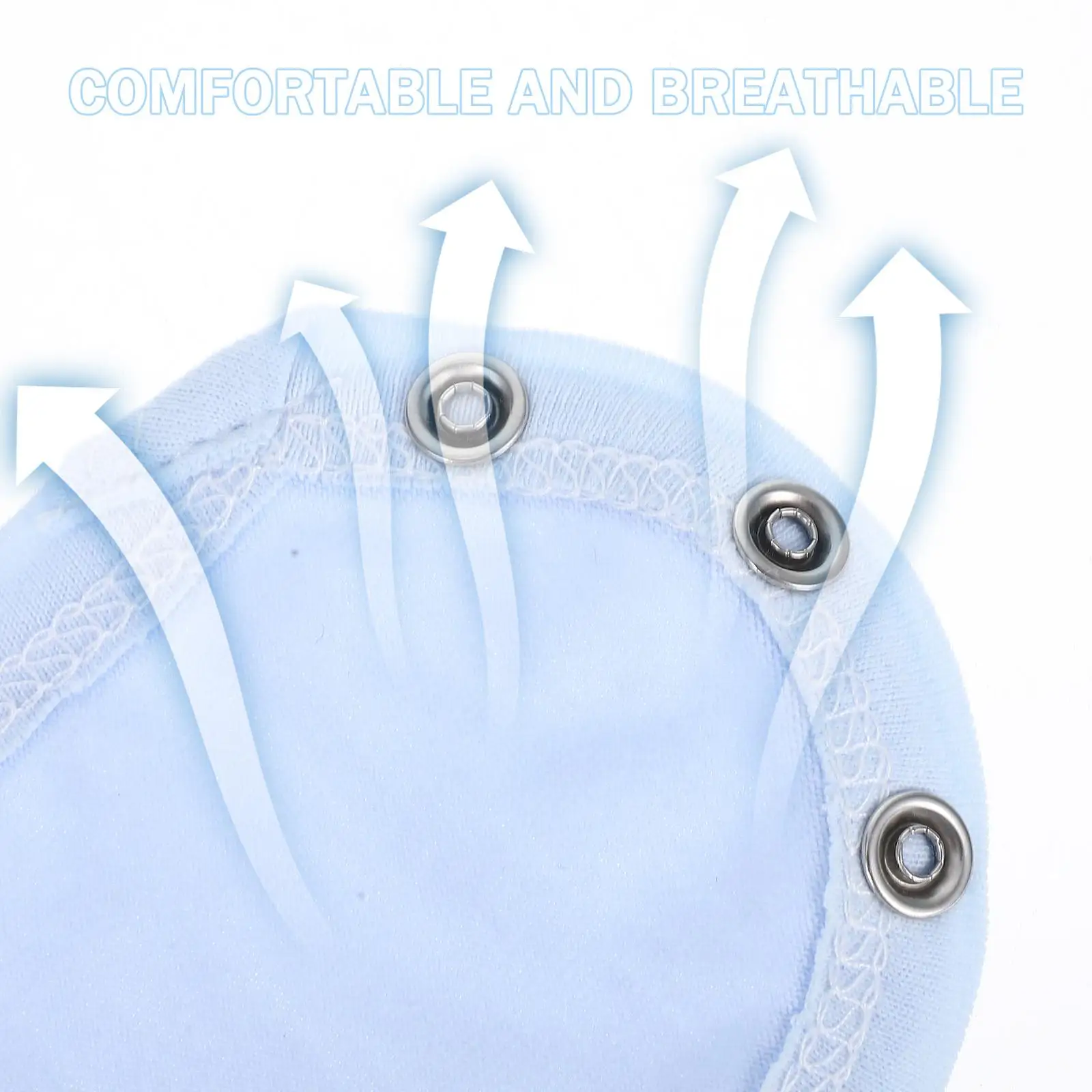 Mameluco extensible de algodón con botones a presión para bebé - imagen 5