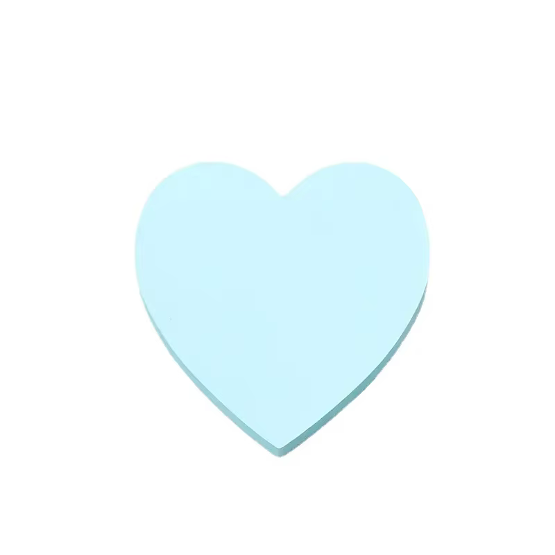 Bloc de notas corazón color sólido para estudiantes creativos - imagen 5