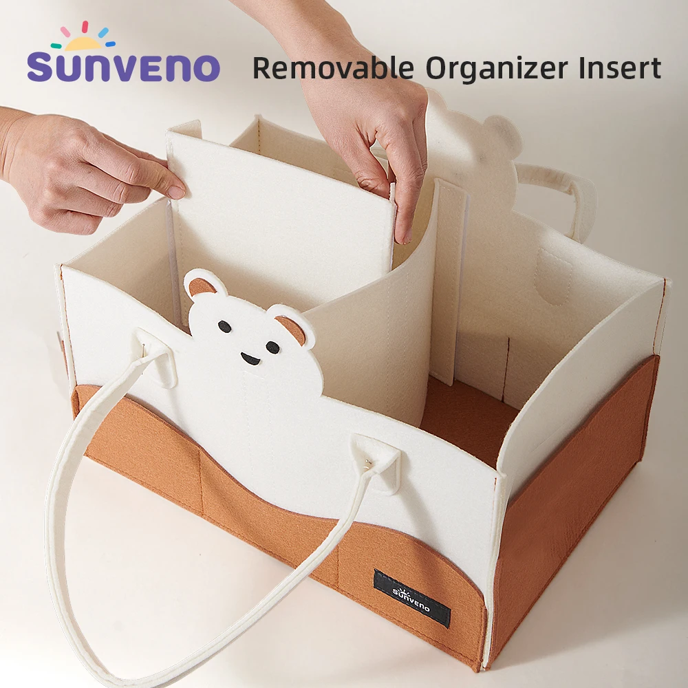 Sunveno neceser de pañales portátil para bebé - imagen 3