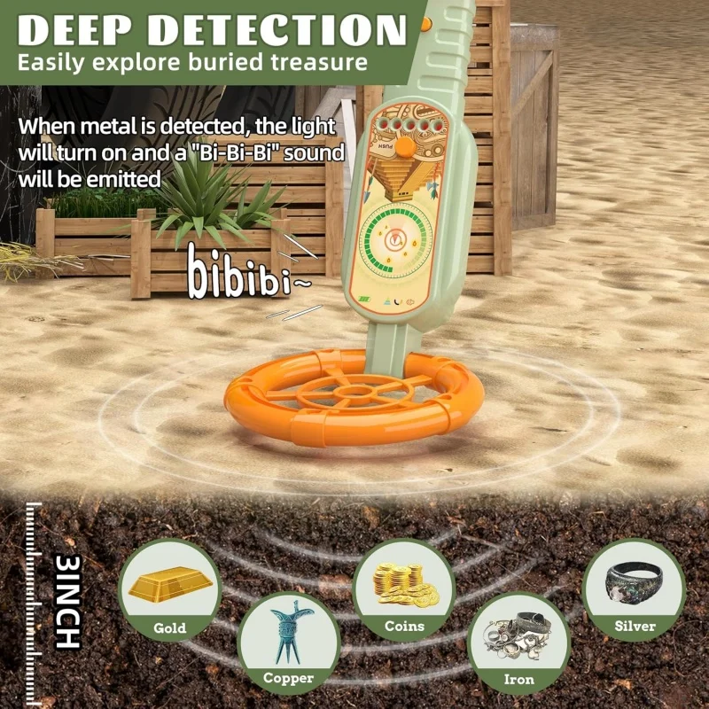 Kit detector de metales para niños: exploración al aire libre - imagen 2