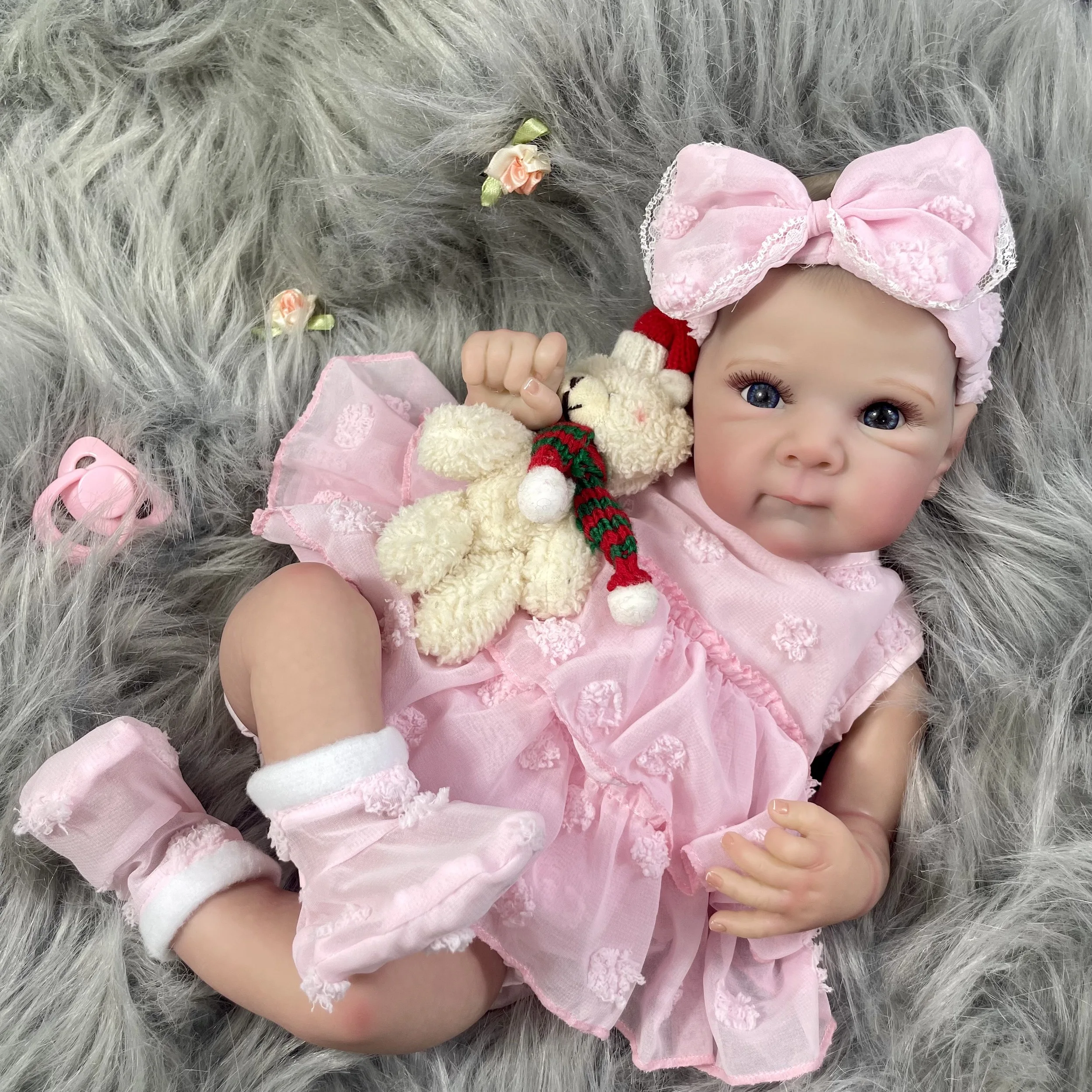 Muñeca reborn Bettie – Vinilo 3D hiperrealista