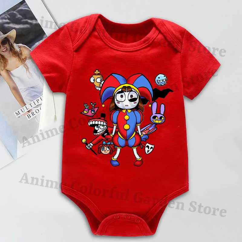 Mono de bebé de verano con diseño de circo digital kawaii - imagen 3
