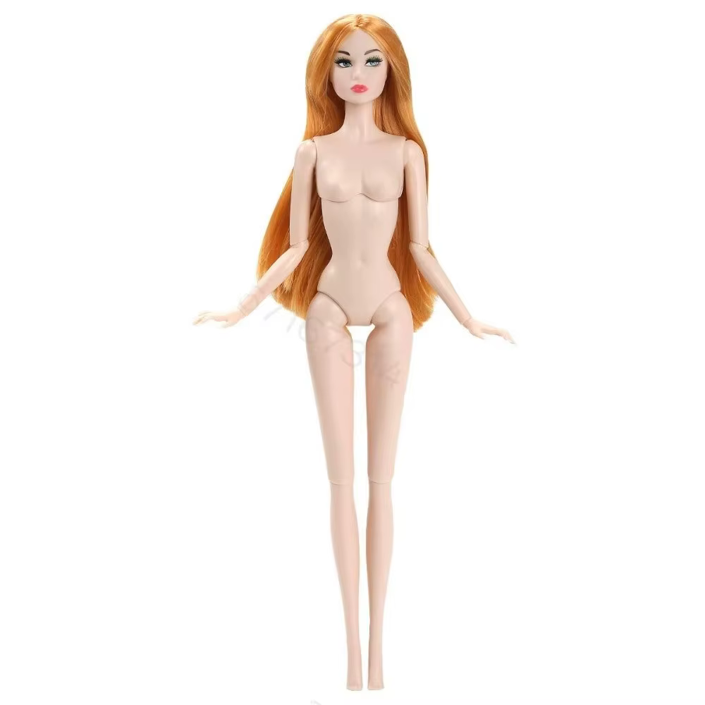 Muñeca BJD supermodelo europea articulada con pelo largo y piel blanca - imagen 3