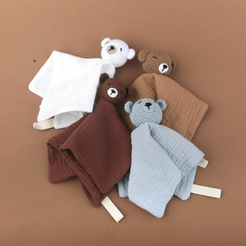Babero calmante con texturas para bebés