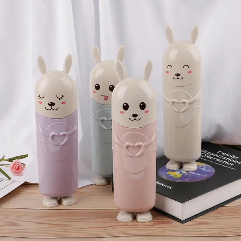 Estuche de viaje con diseño de conejito de Pascua