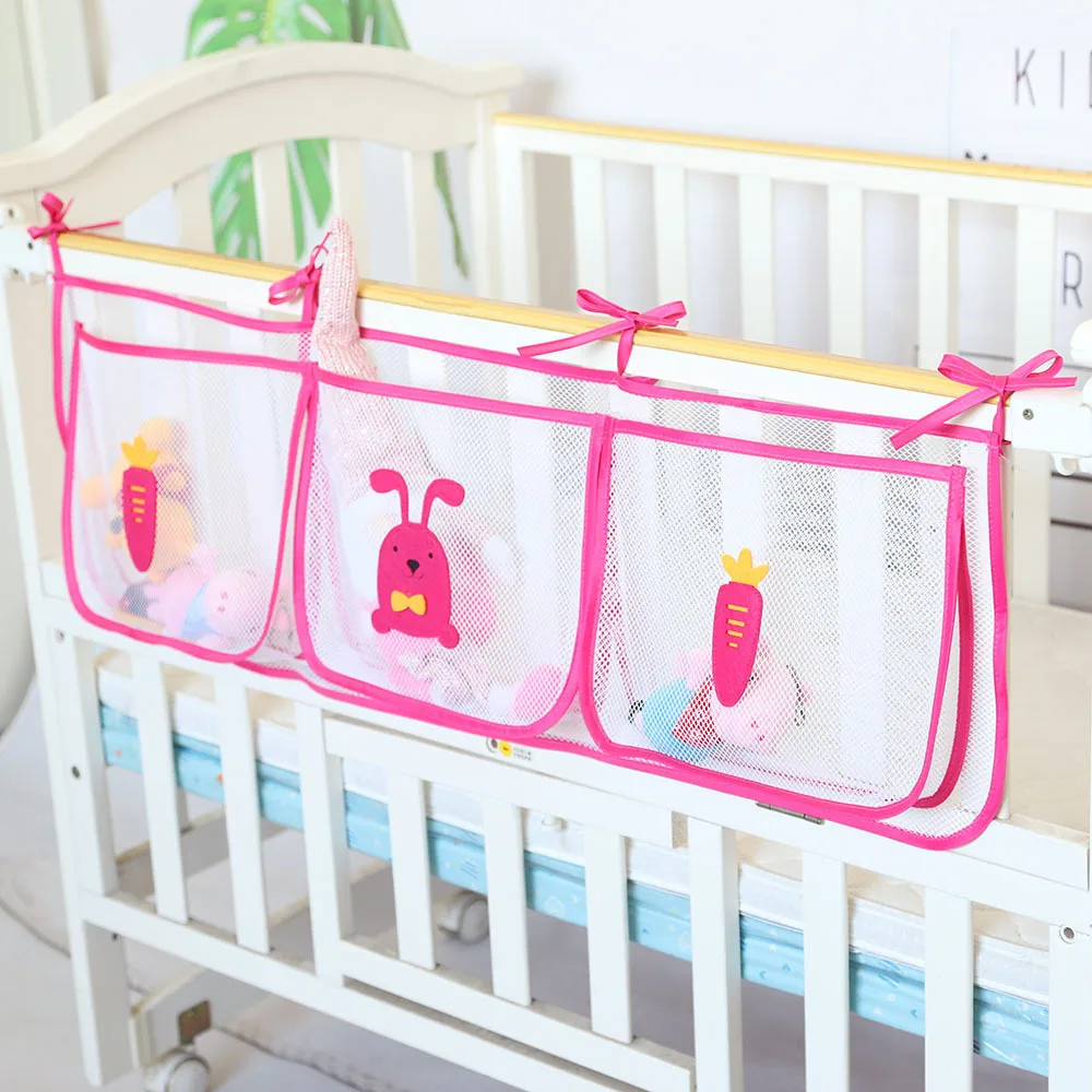Organizador para cuna colgante de bebé con dibujos animados y pañales - imagen 3
