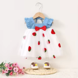 Vestido playa verano para niña 1-3 años