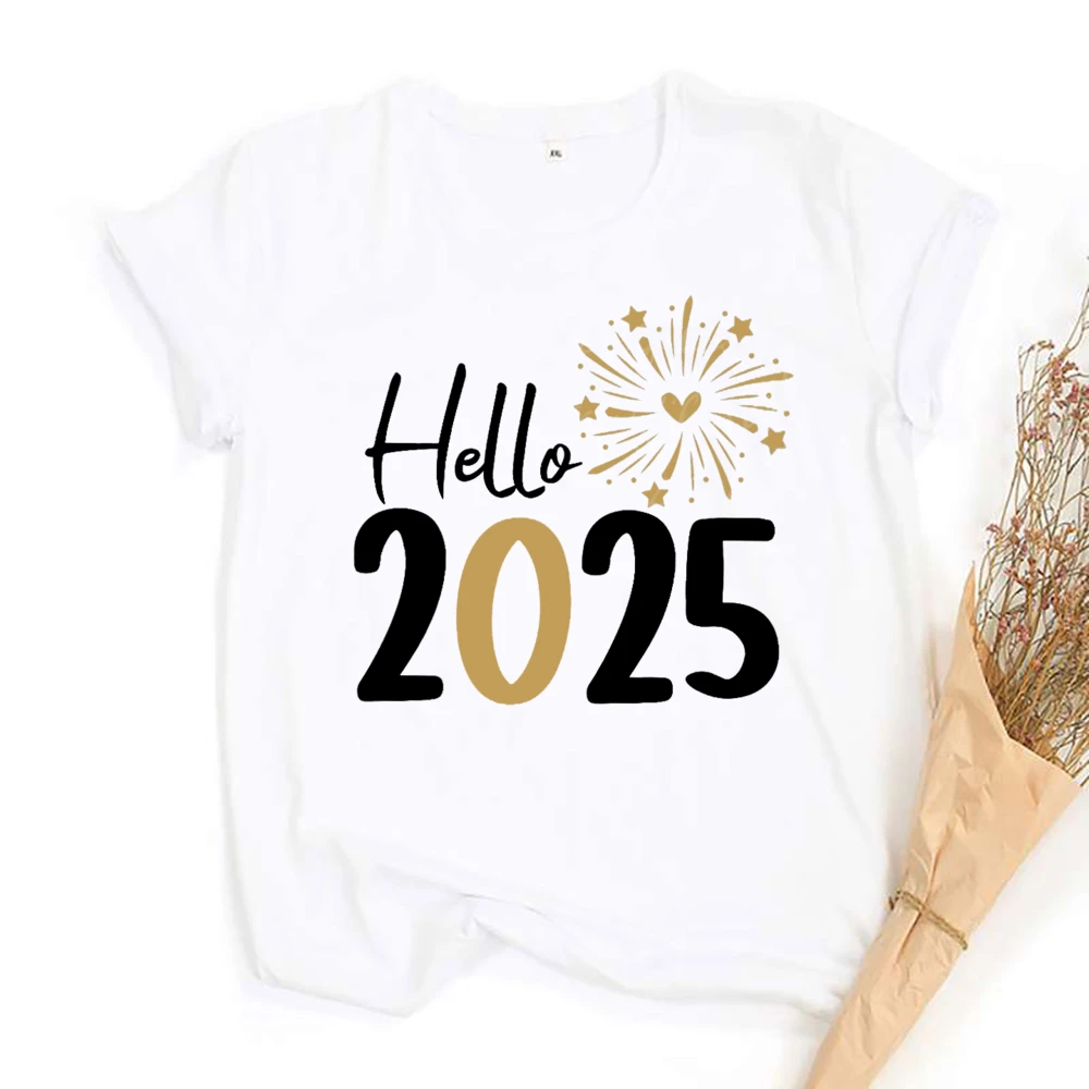 Conjunto Hello 2025 coordinar madre e hijo – Pelele y camiseta bebé - imagen 5