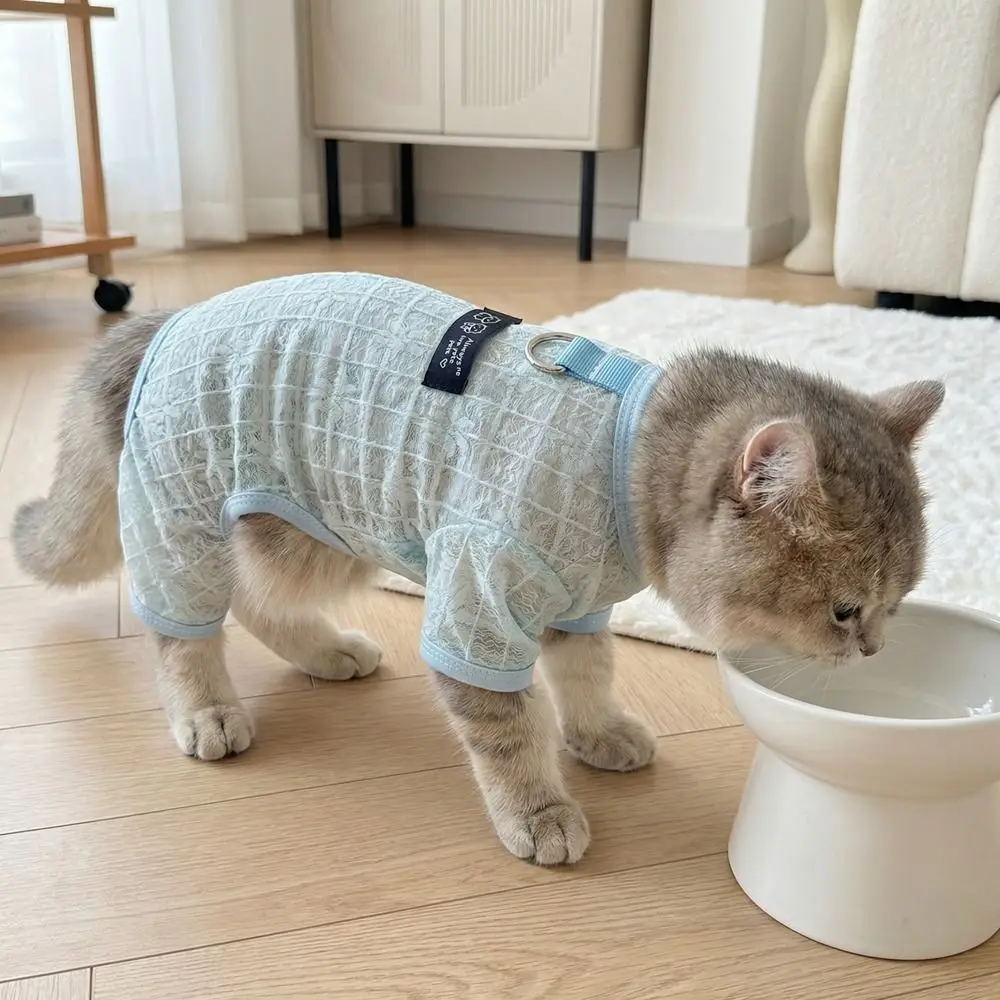 Ropa transpirable con protección solar para perros, estampado floral - imagen 3