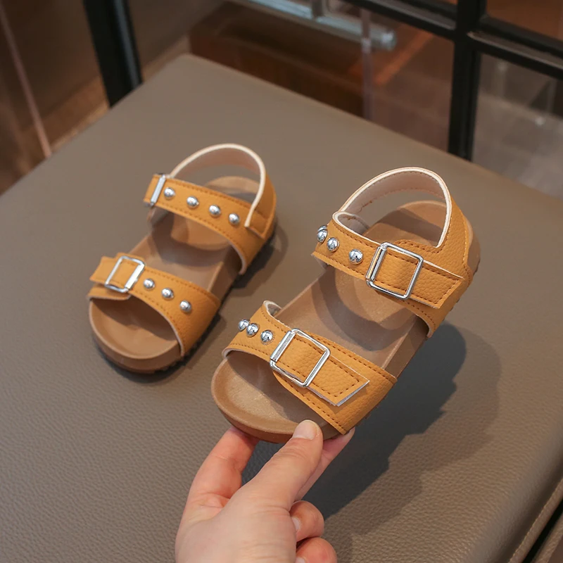Sandalias de verano para bebé con suela antideslizante suave - imagen 4