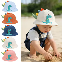 Sombrero de verano con dinosaurio para bebé – Protección UV