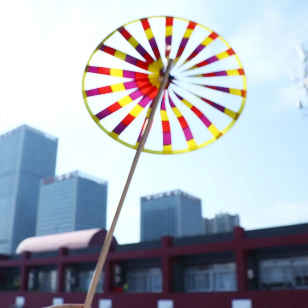 Molinillo de viento decorativo para jardín infantil giratorio - imagen 2