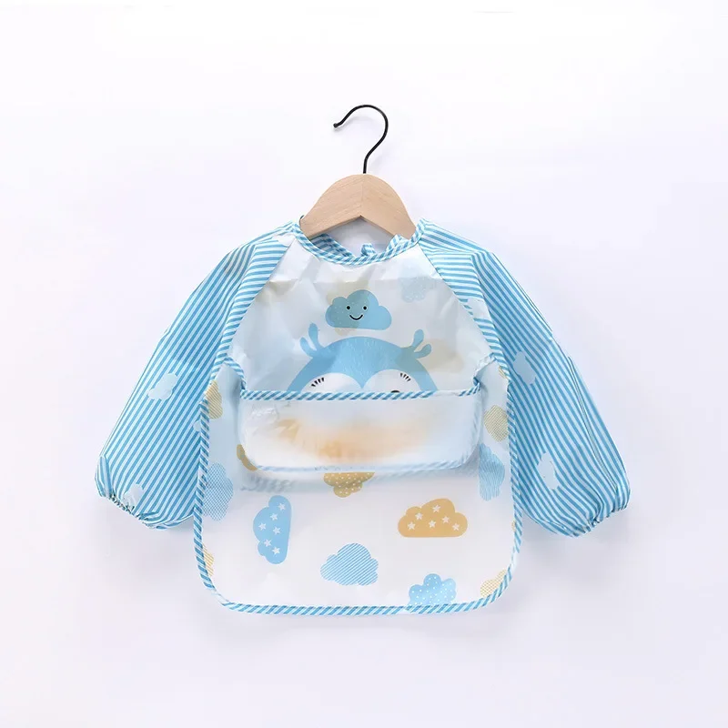 Babero impermeable con diseño de plátano para bebé