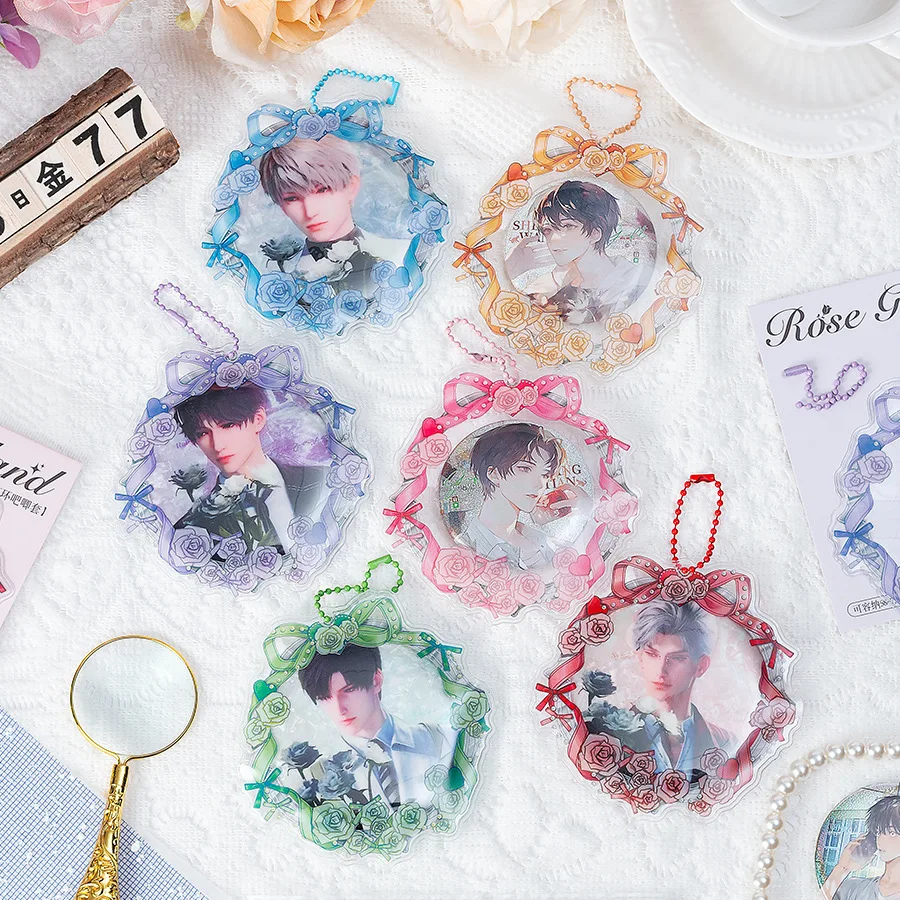 Funda protectora de PVC para pins con diseño de rosas - imagen 5