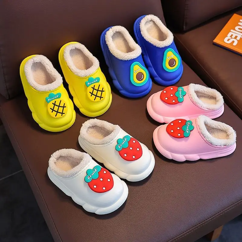 Pantuflas antideslizantes de casa algodón para niños y niñas - imagen 3