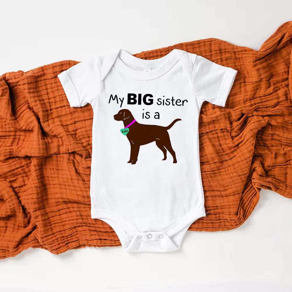 Mono body bebé estampado perro salchicha – Recién nacido unisex - imagen 3