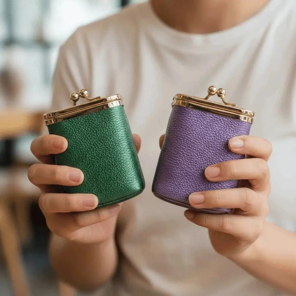 Mini monedero portátil con cierre y espejo para joyas, auriculares - imagen 4