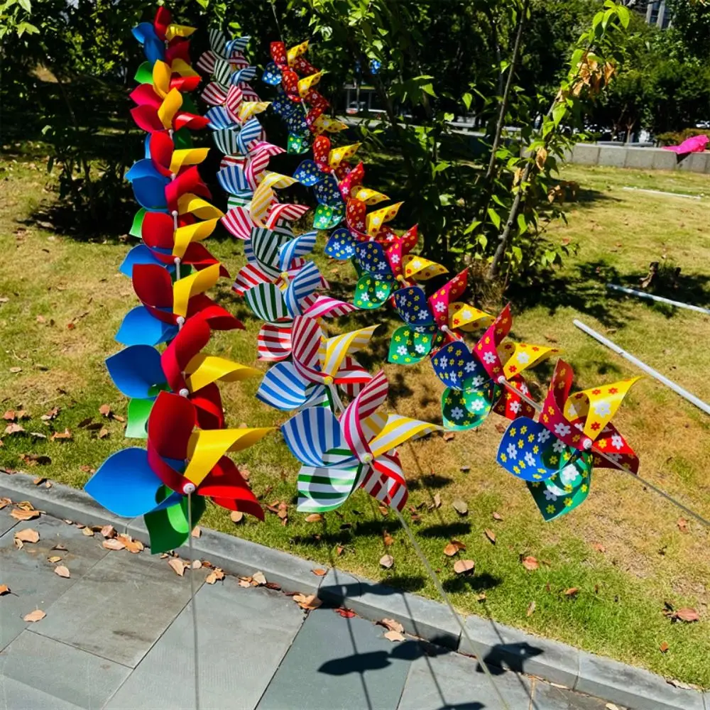 Molinete de viento infantil de colores con cuerda de acero - imagen 4