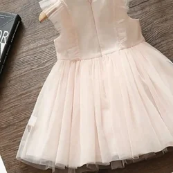 Somenie vestido de verano para niña con bordado floral
