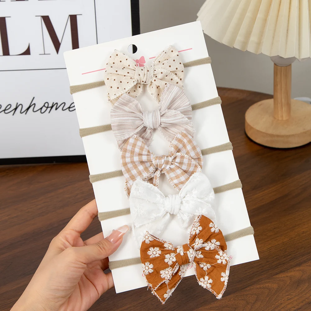 Diadema con lazo azul