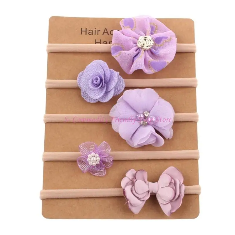 Banda para bebé con diseño floral