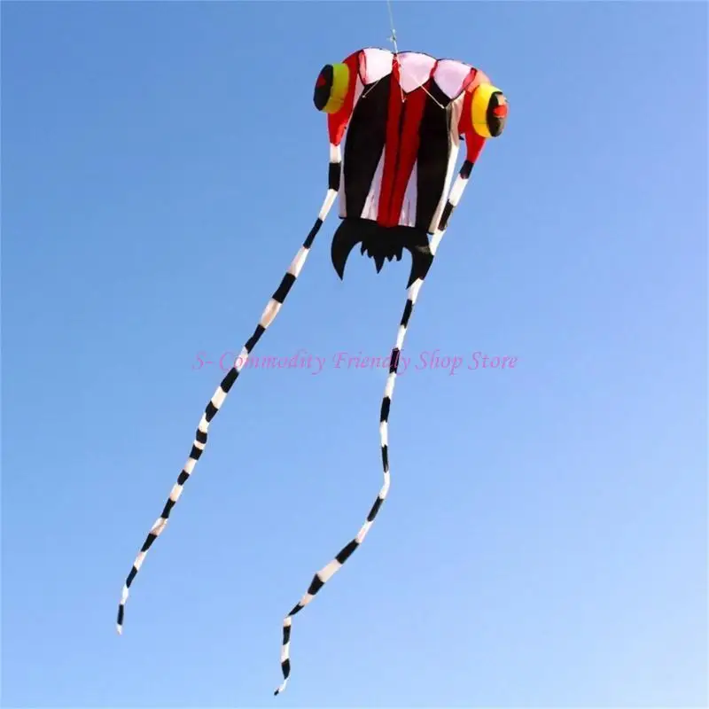 Cometa de pulpo para niños – colorida y fácil de volar - imagen 5