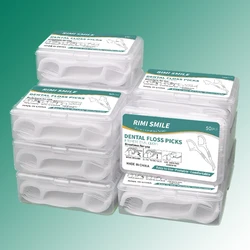 Palillos de seda dental ultrafinos para niños – Higiene oral portátil