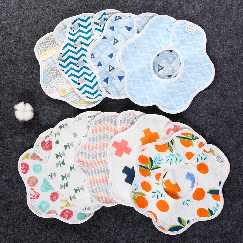 Petal Babero impermeable para bebé 360 grados - suave y práctico - imagen 4