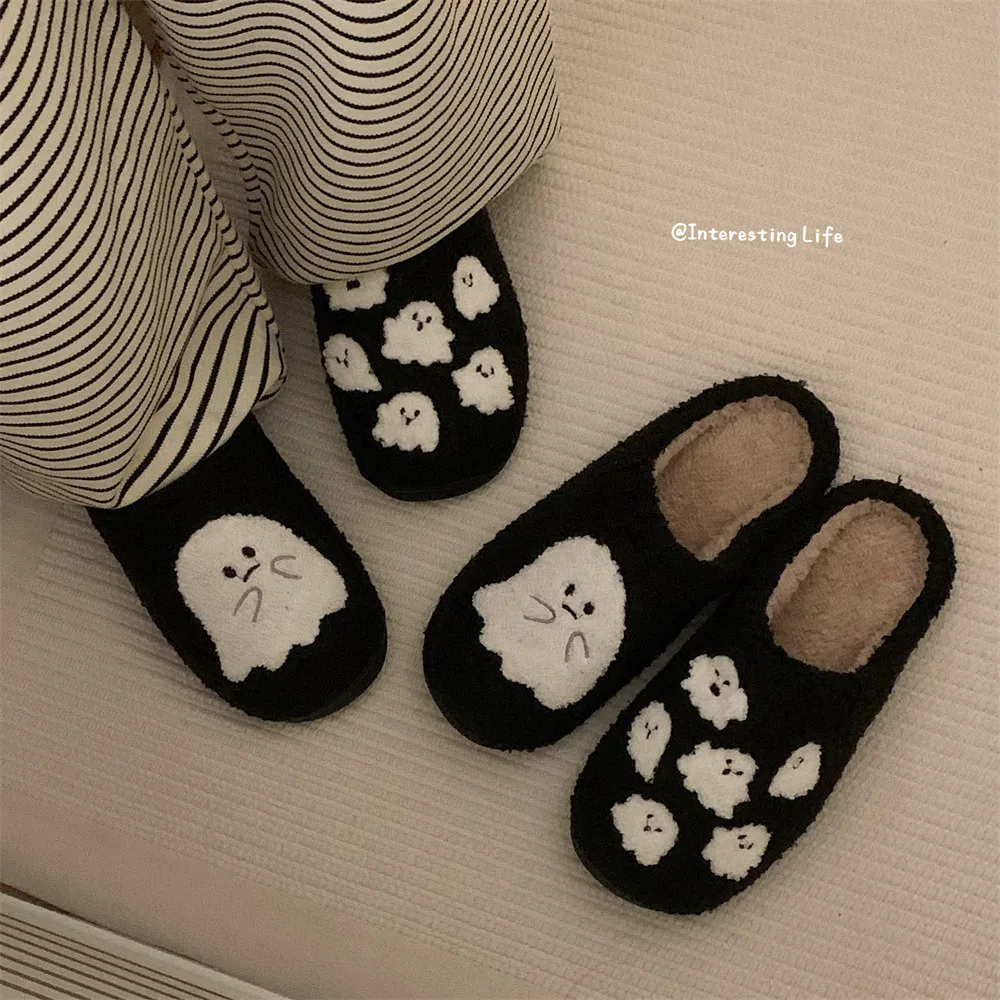Zapatillas de casa antideslizantes de Halloween tipo fantasma - imagen 5