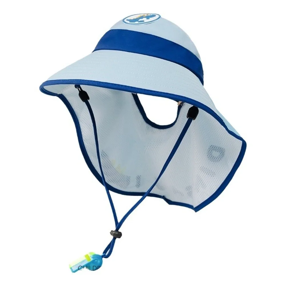 Sombrero de pescador infantil de ala ancha ajustable para sol - imagen 2