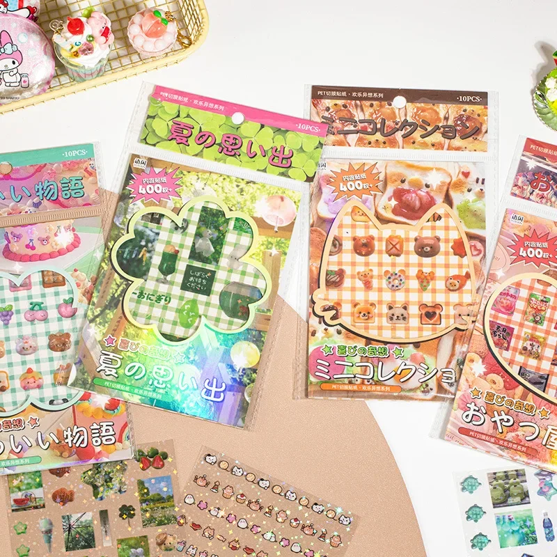 Pegatinas vintage de PET para álbumes y papelería creativa - imagen 2