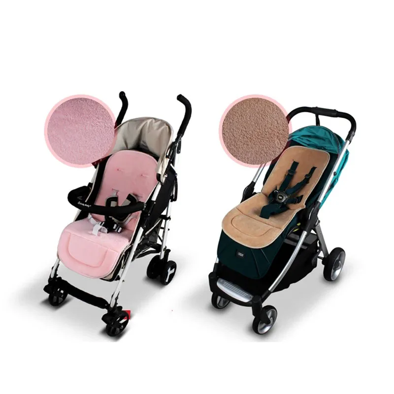 Cojín universal para cochecito de bebé suave de color liso - imagen 5