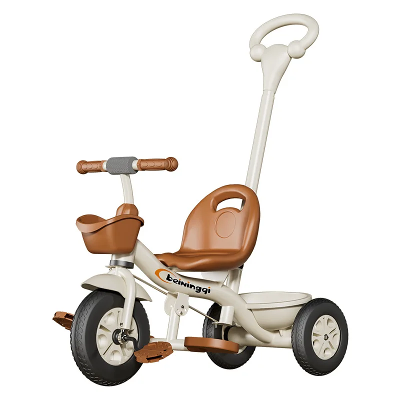 Triciclo de tres ruedas con pedales y manillar para niños - imagen 5