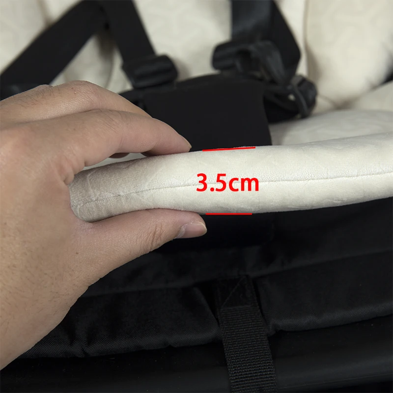 Cojín de asiento para cochecito de bebé transpirable y suave